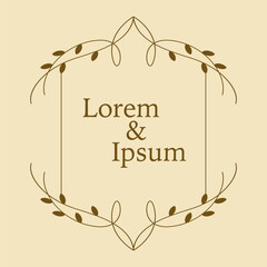 Luxury Invitation Cover Decoration Background