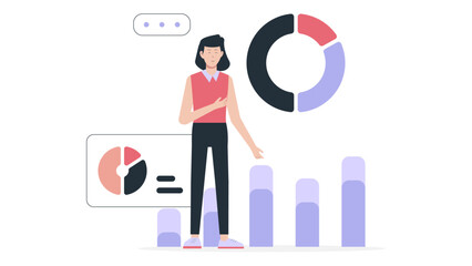 Customer Service Group Preparing FAQ Resources flat vector illustration