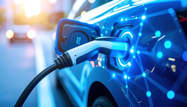 EV charging with digital network overlay
