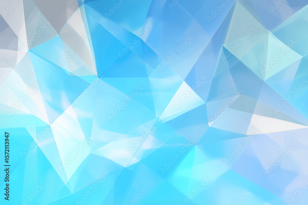 Poster overlapping semi-transparent washi-style patterns, vector abstract soft turquoise background.- ai-ge