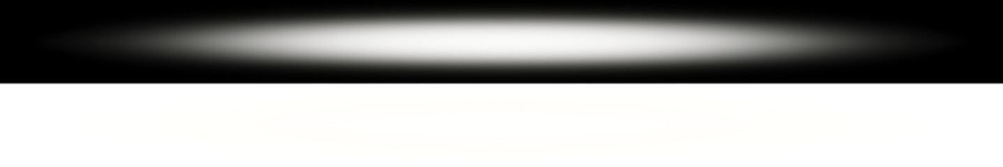 Spotlight glow effect with top black background and bottom transparent background

