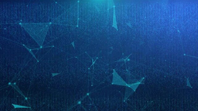 data information flow through plexus network and data encode decode, big data, business and, modern technology concept