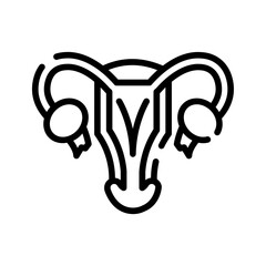 Uterus organ icon