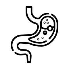 Stomach organ icon