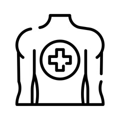 Obraz premium Healthy body icon