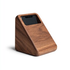 Wooden phone stand, walnut