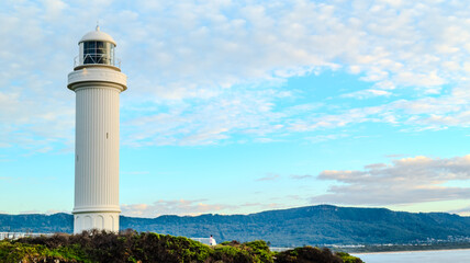 Flagstaff Point Lighthouse in Wollongong, NSW, Australia.