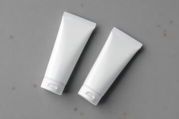 Two blank white tubes (1)