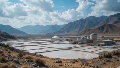 Salt Flats and Mountains: A Stunning Landscape in Tajikistan