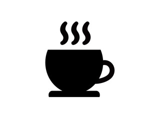 Meal icon 21A : coffee, cup, drink, tea, cafe, hot, icon, vector, mug, espresso, beverage, illustration, caffeine, sign, symbol, 