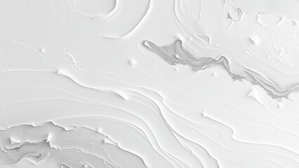 Abstract White and Grey Textured Flowing Design