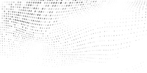 Modern dot mesh dotted halftone gradient texture. Vanishing polka dot abstract