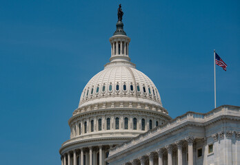 Congress under a clear sky. Congress is the historic symbol of American democracy. Congress in...