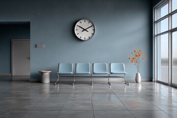 Modern waiting room interior
