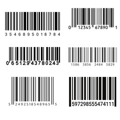 Comprehensive Barcode Vector Set for Product Identification and Retail