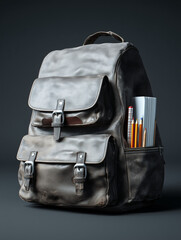 Backpack back to school  colors pencil notebook 2