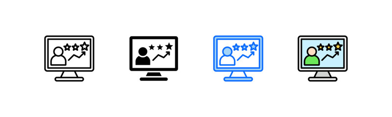 User Experience Icon Set Multiple Style Collection