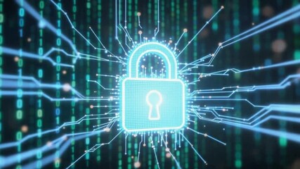 Cybernetic Data Protection Stream, Technological Access Guard Visualization, Encrypted Global Web Pulsation, Virtual Online Safety Pathway, Intelligent Security Field Overlay, Electronic Information  - Powered by Adobe