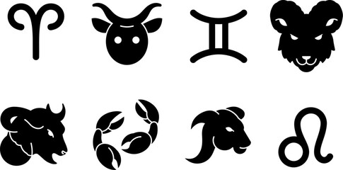 Zodiac signs astrology horoscope aries taurus gemini cancer leo capricorn sagittarius virgo libra