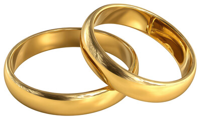 Gold Wedding Rings Image (1)