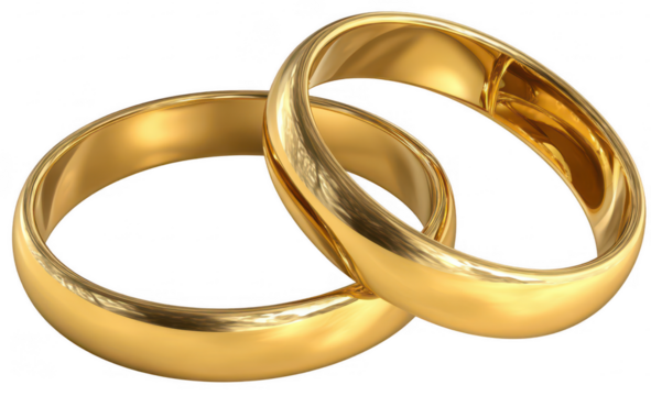 Gold Wedding Rings Image (1)