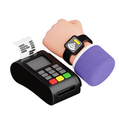 Contactless Payment with Smartwatch and POS Terminal