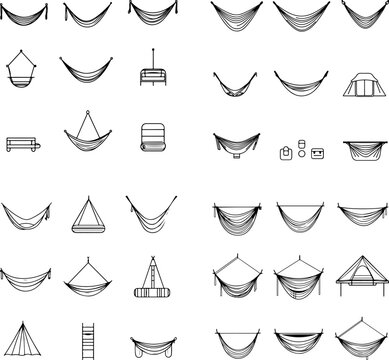 hammock icon, outdoor hammock, camping hammock, travel hammock, backyard hammock, hanging bed, portable hammock, garden hammock, hammock chair, rope hammock, beach hammock, swing hammoc