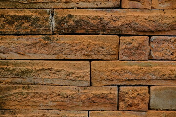 Terracotta Brick Wall – Warm Textured Background for Text and Design