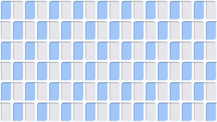 Fototapeta premium Seamless geometric pattern with squares. Elegant blue grey background. Vector illustration.