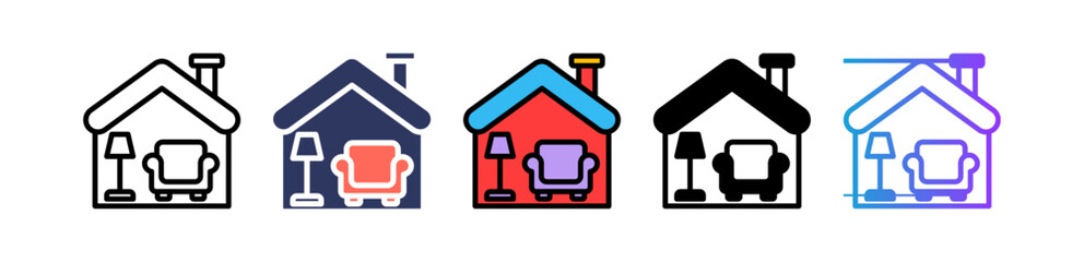 Interior Design multiple icon