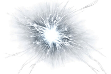 Fototapeta premium Abstract burst of white energy