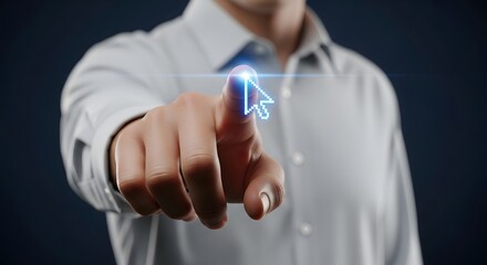 Focused Fingertip Interacting with Digital Cursor