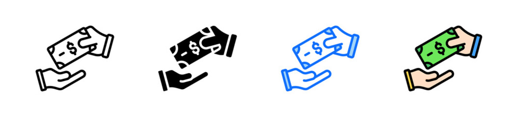 Payment Icon Set Multiple Style Collection