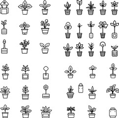 plant labels icons, garden labels, plant markers, herb labels, vegetable labels, flower labels, seedling labels, garden tags, plant name tags, garden identifiers, potted plant labels, w