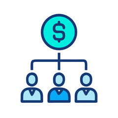 Money distribution to people and resource allocation management