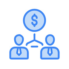 Fototapeta premium Financial planning and consulting with business associates