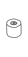 roll of toilet paper