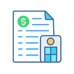 Financial document with calculator symbolizing accounting and cost analysis