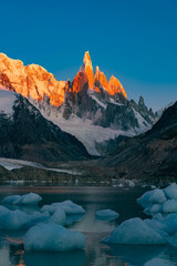 Sunrise of Cerro Torre Mountain, Patagonia, El Chalten, Argentina © Seongpil Jang