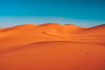 sand dunes in the sahara desert, Morocco