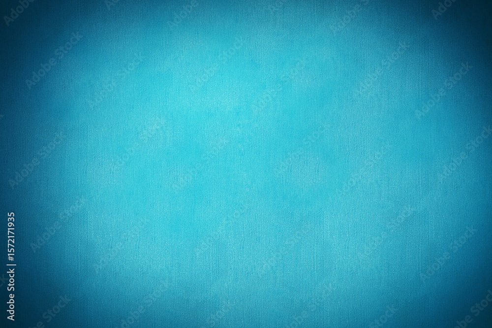 Poster displaying abstract flat design textured blue canvas with subtle vignette effect around edges