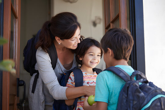 Happy Family Back to School
