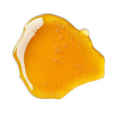 Sticky Sweet Honey Isolated with Transparent Background &ndash; Natural Golden Drip Perfect for Recipe or Food Product Mockup
