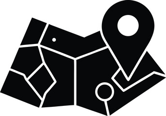 maps vector icon. Travel Related Vector Icon.