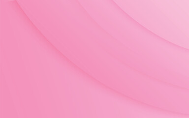 Pink Abstract Curved Background with Soft Layers for Feminine Design. Illustration vector 10 eps.