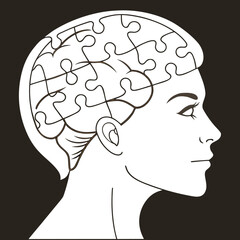 Human Brain Vector Illustration – Detailed Medical