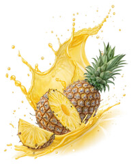 pineapple juice splash