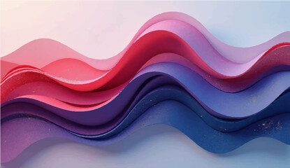 Abstract colorful wave background with flowing curves and artistic design elements