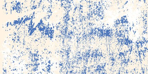 Abstract dot grunge and grainy blue spiral brush stroke with spray texture. Hand drawn distress modern abstract simple