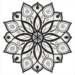  Vector doodle mandala . Ornamental luxury mandala Mandala Line Illustration . various mandala . Mandala Pattern Designs . Henna mandala. Mehndi style. Decorative pattern in oriental style.